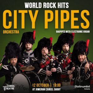 City Pipes Orchestra: World Rock Hits on Bagpipes with Electronic Organ at Zabeel Theatre Concerts