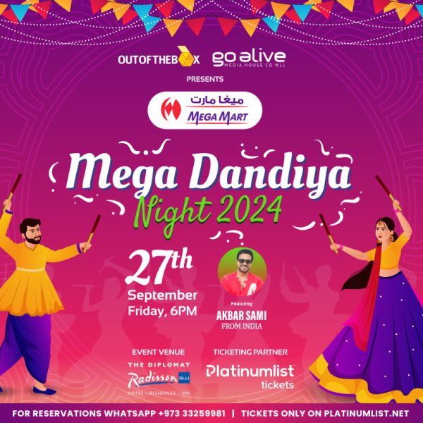 Mega Dandiya Night 2024 by Out of the Box & GoAlive Nightlife