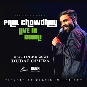 Paul Chowdhry at Dubai Opera Comedy Events