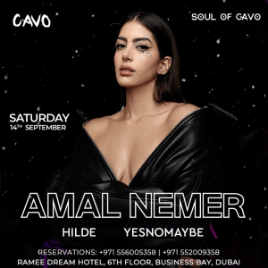 Soul of Cavo presents Amal Nemer in Dubai Nightlife