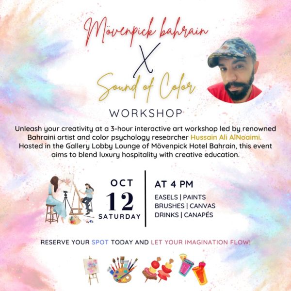 Movenpick Bahrain X Sound of Color Workshop Workshops