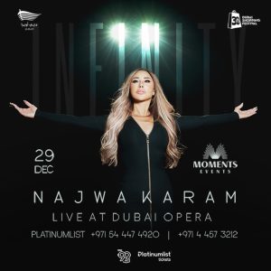 Najwa Karam Concert at Dubai Opera Arabic Events